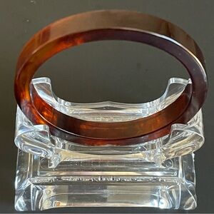 Vintage root beer Bakelite Bangle Bracelet.